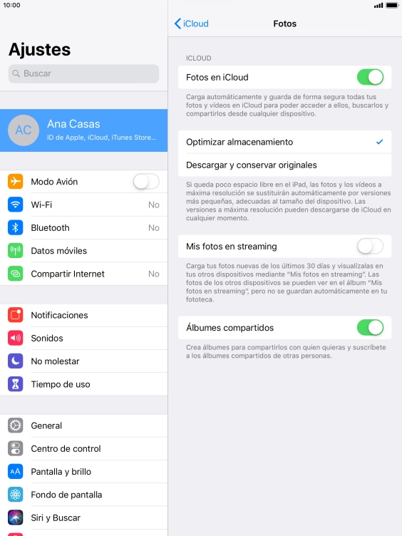Pulsa el indicador junto a 