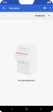 Desliza el dedo hacia la derecha desde la parte izquierda de la pantalla.