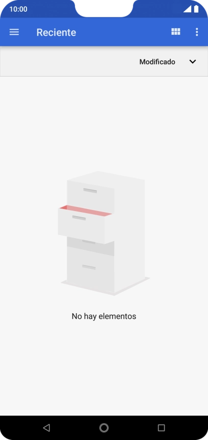 Desliza el dedo hacia la derecha desde la parte izquierda de la pantalla.