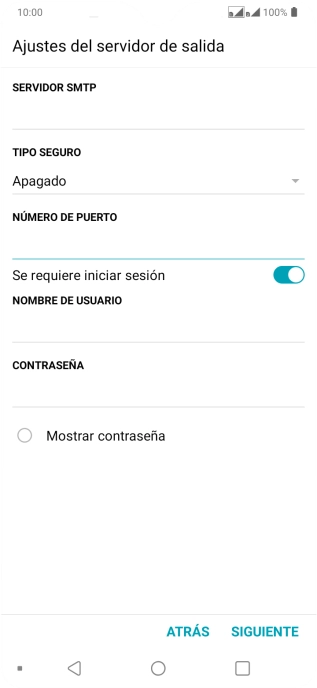 Pulsa el indicador junto a 