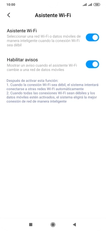 Pulsa el indicador junto a 