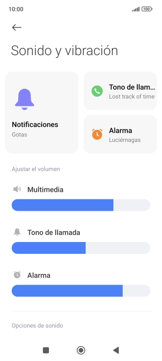 Pulsa la tecla de inicio para terminar y regresar a la pantalla de inicio.