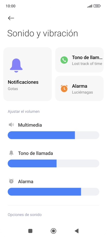 Pulsa la tecla de inicio para terminar y regresar a la pantalla de inicio.