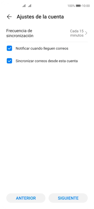 Pulsa Frecuencia de sincronización.