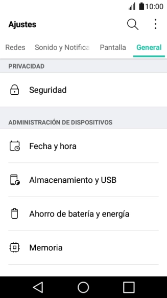 Pulsa Ahorro de batería y energía.