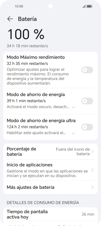 Pulsa el indicador junto a 