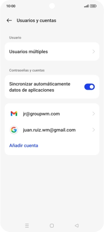 Pulsa el indicador junto a 