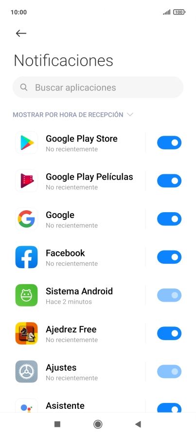 Pulsa la app deseada.