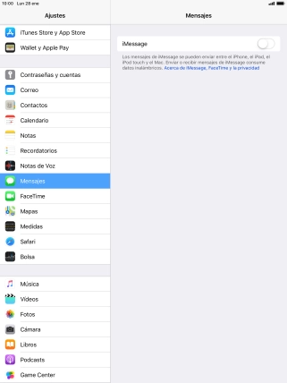 Pulsa el indicador junto a 