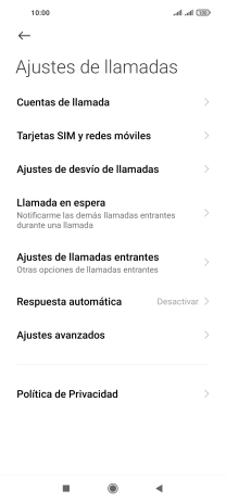 Pulsa Ajustes de desvío de llamadas.