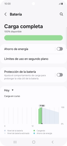 Pulsa Ahorro de energía.