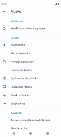 Pulsa Cuentas de llamada.
