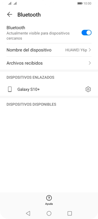 Pulsa la tecla de inicio para terminar y regresar a la pantalla de inicio.