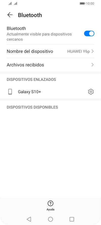 Pulsa la tecla de inicio para terminar y regresar a la pantalla de inicio.