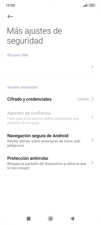 Pulsa el nombre de la tarjeta SIM.