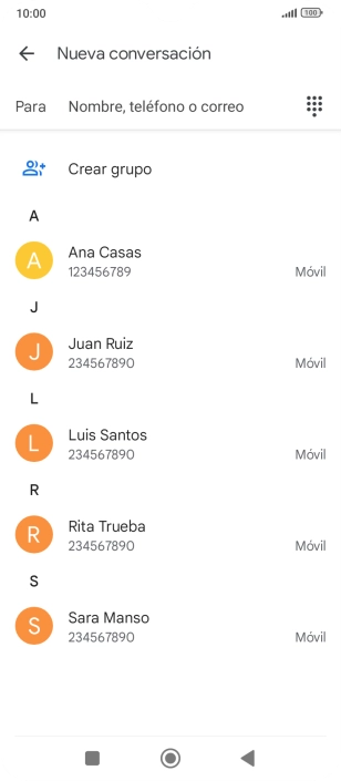 Pulsa en el campo junto a 