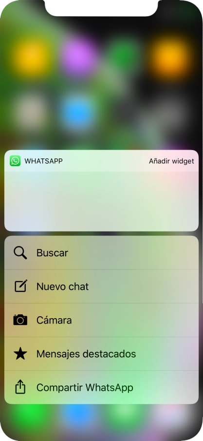 Pulsa la función deseada y sigue las indicaciones de la pantalla para utilizar la función seleccionada.
