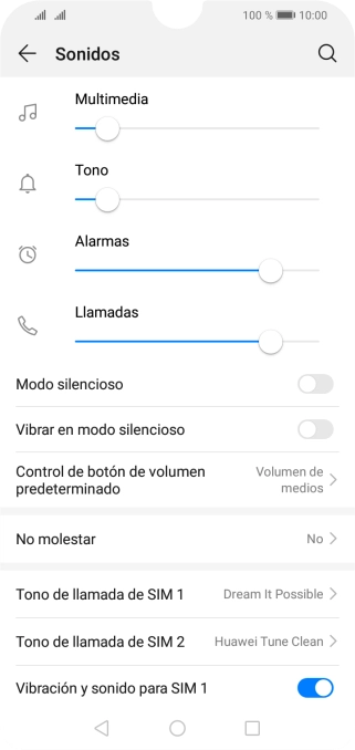 Pulsa la tecla de inicio para terminar y regresar a la pantalla de inicio.