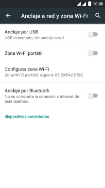 Pulsa el indicador junto a 