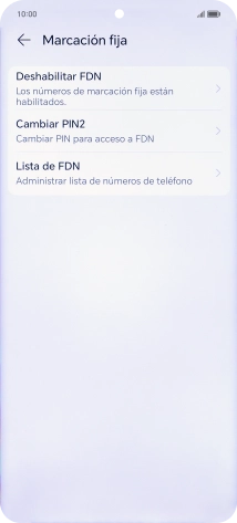Pulsa Deshabilitar FDN.