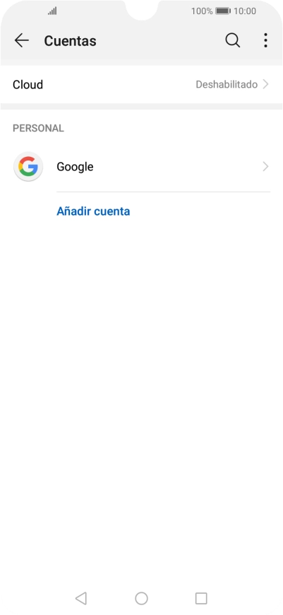Pulsa la cuenta deseada. Pulsa la cuenta deseada.