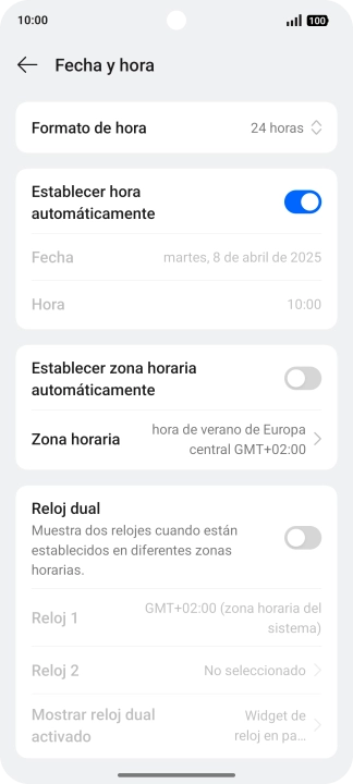 Pulsa el indicador junto a 