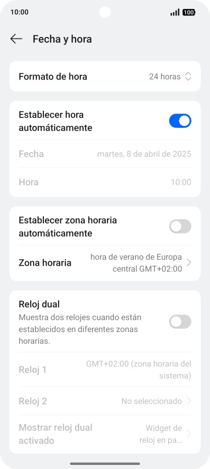 Pulsa el indicador junto a 