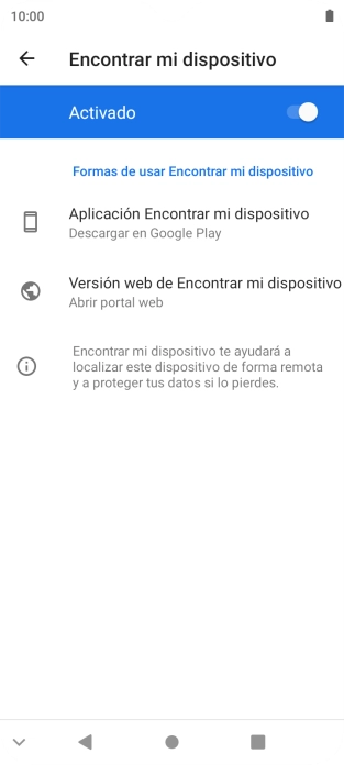 Pulsa la tecla de inicio para terminar y regresar a la pantalla de inicio.