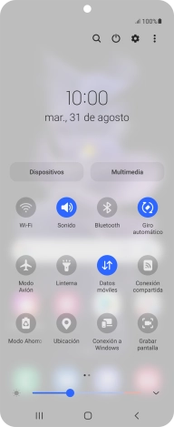 Pulsa el icono de ajustes.