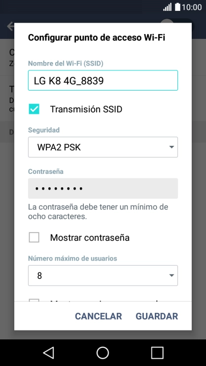 Pulsa en el campo bajo 