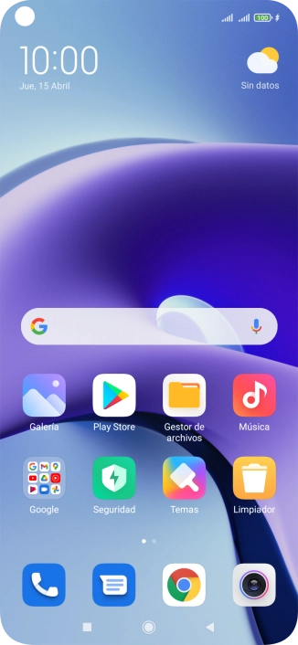 Cuando el icono de carga de batería aparece en la pantalla, el teléfono se está cargando.