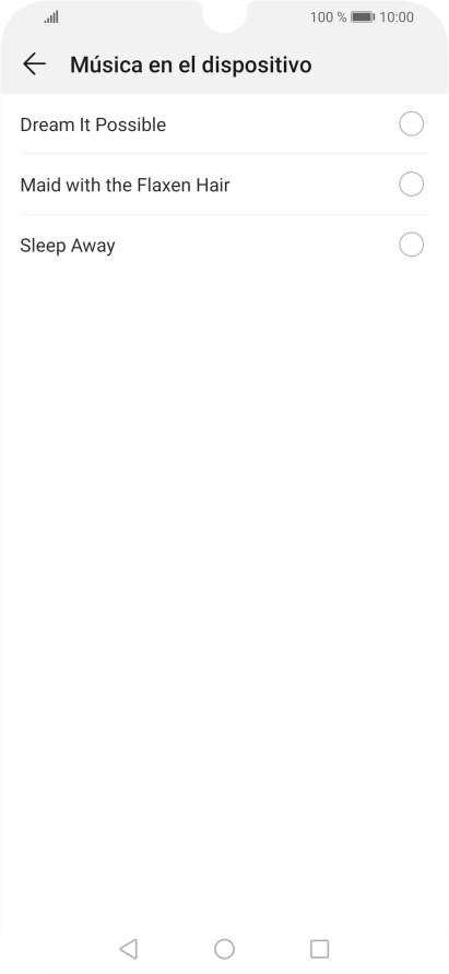 Pulsa los timbres de llamada deseados para escucharlos.