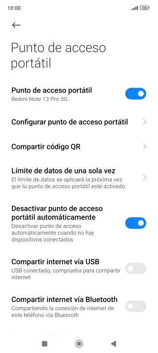 Pulsa la tecla de inicio para terminar y regresar a la pantalla de inicio.