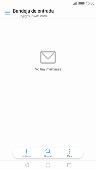 Desliza el dedo hacia la derecha desde la parte izquierda de la pantalla.