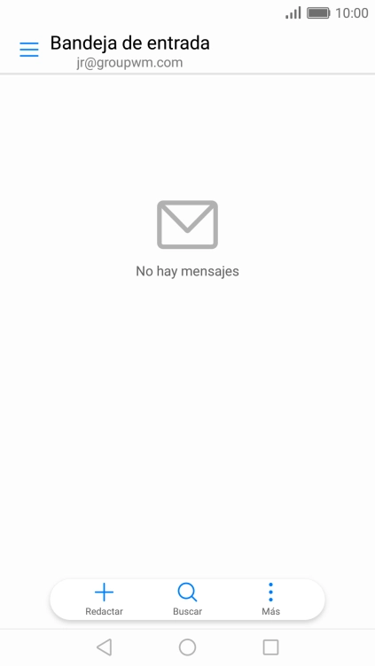 Desliza el dedo hacia la derecha desde la parte izquierda de la pantalla.