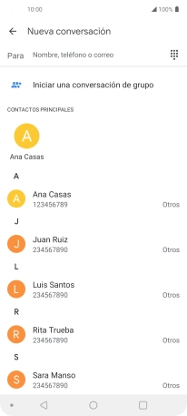 Pulsa en el campo junto a 