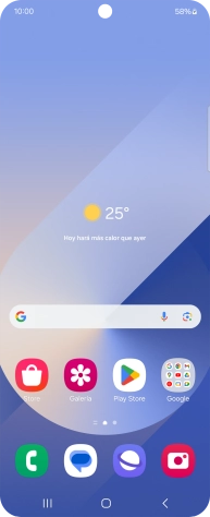 Cuando el icono de carga de batería aparece en la pantalla, el teléfono se está cargando.
