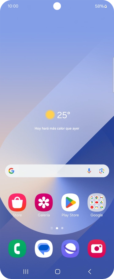 Cuando el icono de carga de batería aparece en la pantalla, el teléfono se está cargando.