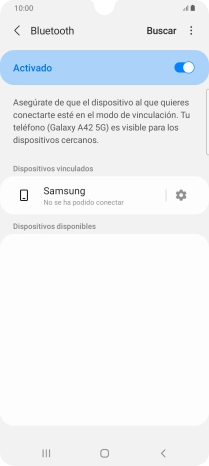 Pulsa la tecla de inicio para terminar y regresar a la pantalla de inicio.