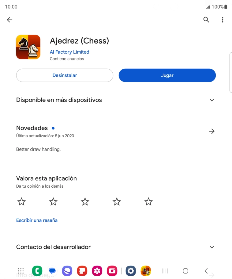 Pulsa Desinstalar.