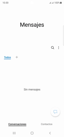 Pulsa el icono de nuevo mensaje.
