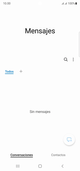 Pulsa el icono de nuevo mensaje.