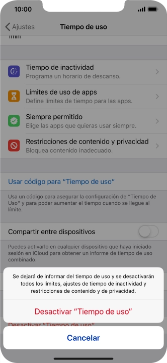 Pulsa Desactivar Pulsa Desactivar