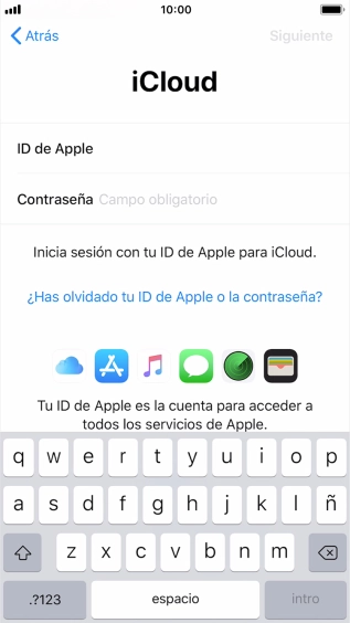Pulsa en el campo junto a 