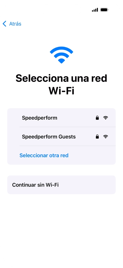 Pulsa la red wifi deseada. Pulsa la red wifi deseada.