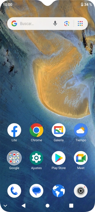 Cuando el icono de carga de batería aparece en la pantalla, el teléfono se está cargando.
