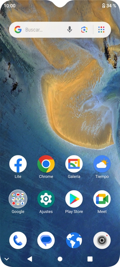 Cuando el icono de carga de batería aparece en la pantalla, el teléfono se está cargando.