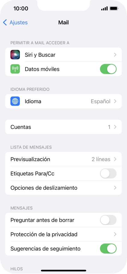 Pulsa Cuentas.