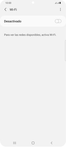 Pulsa el indicador para activar la función.