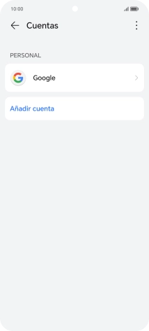 Pulsa Añadir cuenta.